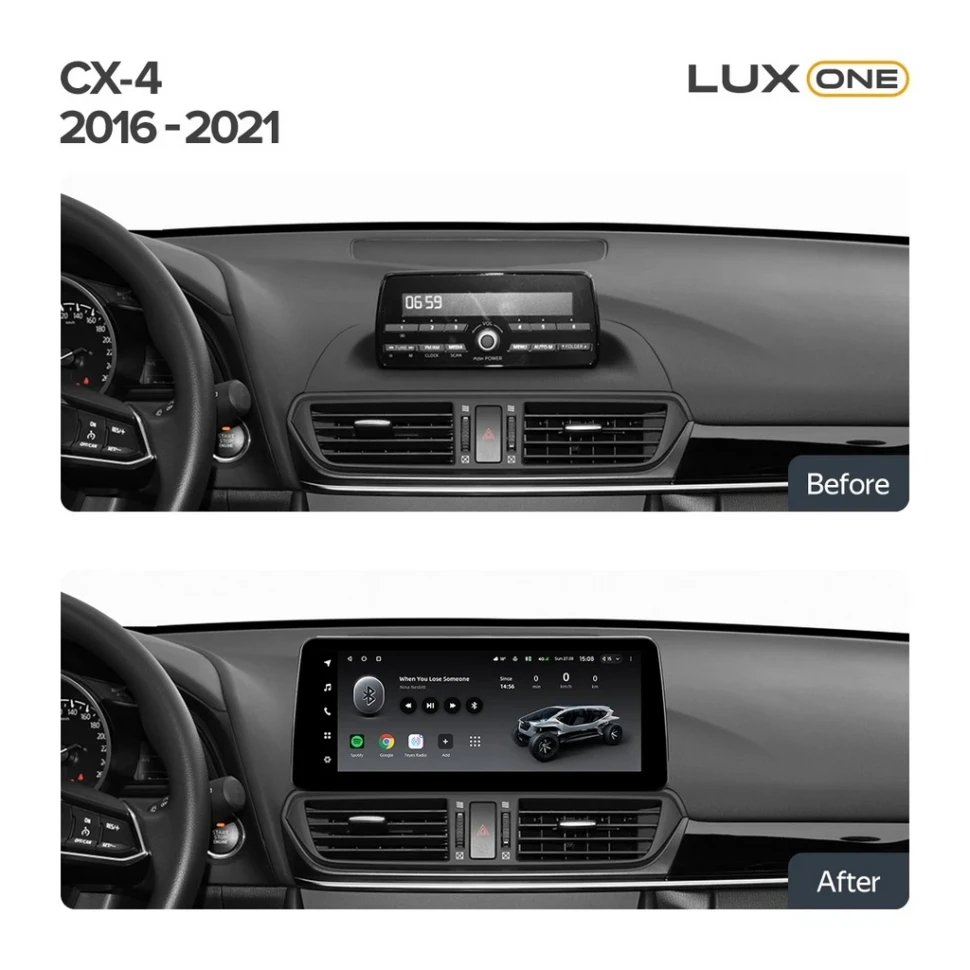 Переходная рамка Mazda CX-4 (2016-2021) Тип-B (12,3")