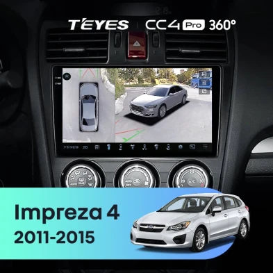 Штатная магнитола Teyes CC4 Pro 360 8/128 Subaru Impreza 4 (2011-2015) Тип-B