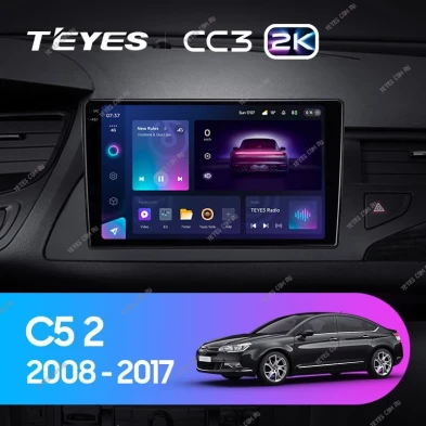 Штатная магнитола Teyes CC3 2K 4/32 Citroen C5 2 (2008-2017) F1