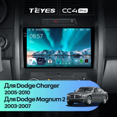 Штатная магнитола Teyes CC4 Pro 8/128 Dodge Magnum 2 (2003-2007)