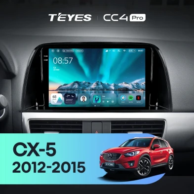 Штатная магнитола Teyes CC4 Pro 8/128 Mazda CX-5 (2012-2015) Тип-A