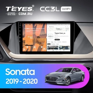 Штатная магнитола Teyes CC3L WiFi 2/32 Hyundai Sonata DN8 (2019-2020) Тип-B