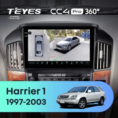 Штатная магнитола Teyes CC4 Pro 360 12/256 Toyota Harrier 1 (XU10) (1997-2003) F1