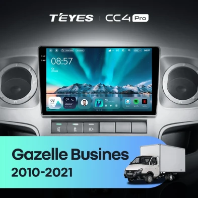 Штатная магнитола Teyes CC4 Pro 8/128 для GAZ Gazelle Busines (2010-2021) F2