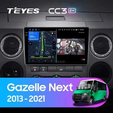 Штатная магнитола Teyes CC3 2K 6/128 для GAZ Gazelle Next (2013-2021) F3