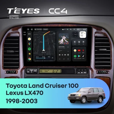 Штатная магнитола Teyes CC4 6/64 Lexus LX470 (1998-2003) F3
