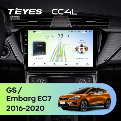 Штатная магнитола Teyes CC4L 6/64 Geely GS (2016-2020) F2
