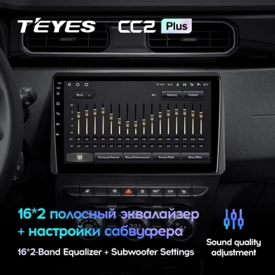 Штатная магнитола Teyes CC2L Plus 1/16 Renault Duster HM 2 (2020-2021) F2