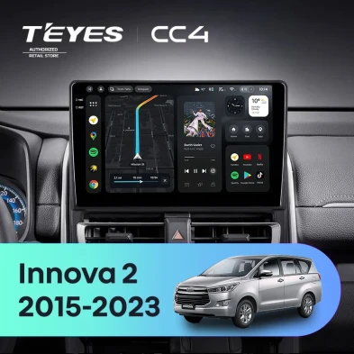 Штатная магнитола Teyes CC4 6/64 Toyota Innova 2 (2015-2023)