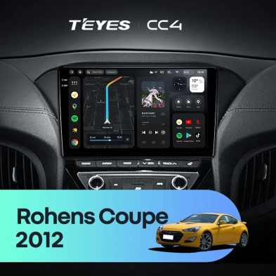 Штатная магнитола Teyes CC4 8/128 Hyundai Rohens Coupe 2012+ F3