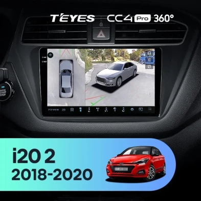 Штатная магнитола Teyes CC4 Pro 360 8/128 Hyundai i20 2 GB (2018-2020)