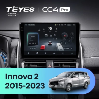Штатная магнитола Teyes CC4 Pro 8/128 Toyota Innova 2 (2015-2023)