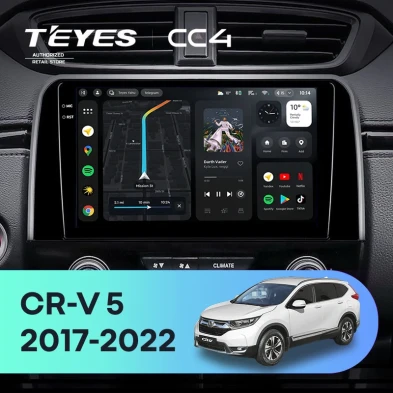 Штатная магнитола Teyes CC4 6/64 Honda CR-V 5 RT RW (2017-2022)