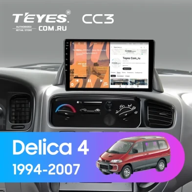 Штатная магнитола Teyes CC3 4/32 Mitsubishi Delica 4 (1994-2007) Правый руль