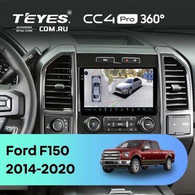 Штатная магнитола Teyes CC4 Pro 360 8/128 Ford F150 (2014-2020) Тип-A