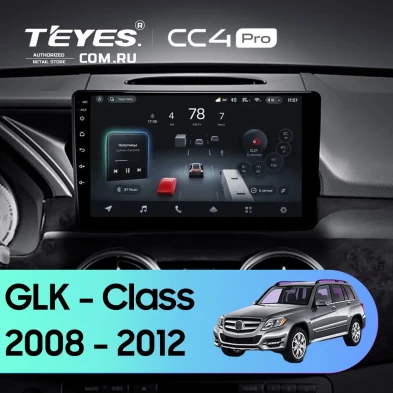 Штатная магнитола Teyes CC4 Pro 12/256 Mercedes-Benz GLK-Class X204 (NTG 4.0) (2008-2012)