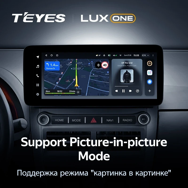 Штатная магнитола Teyes LUX ONE 6/128 Toyota Corolla 10 E140 E150 (2006-2013)