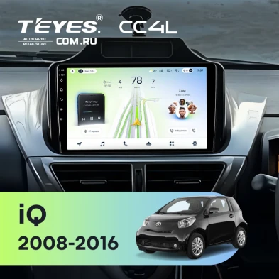 Штатная магнитола Teyes CC4L 6/64 Toyota iQ (2008-2016)