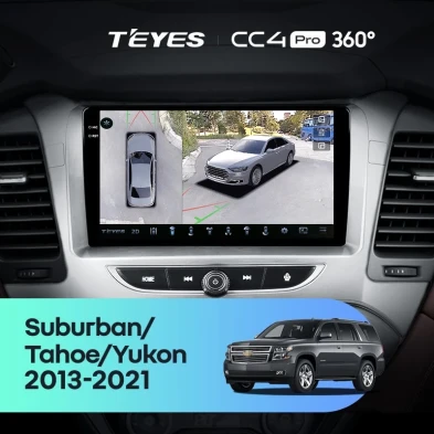 Штатная магнитола Teyes CC4 Pro 360 8/128 Chevrolet Suburban GMT K2YC (2014-2020)
