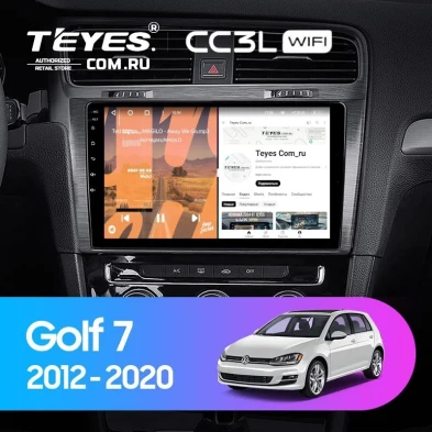 Штатная магнитола Teyes CC3L WiFi 2/32 Volkswagen Golf 7 MK7 (2012-2020) F1