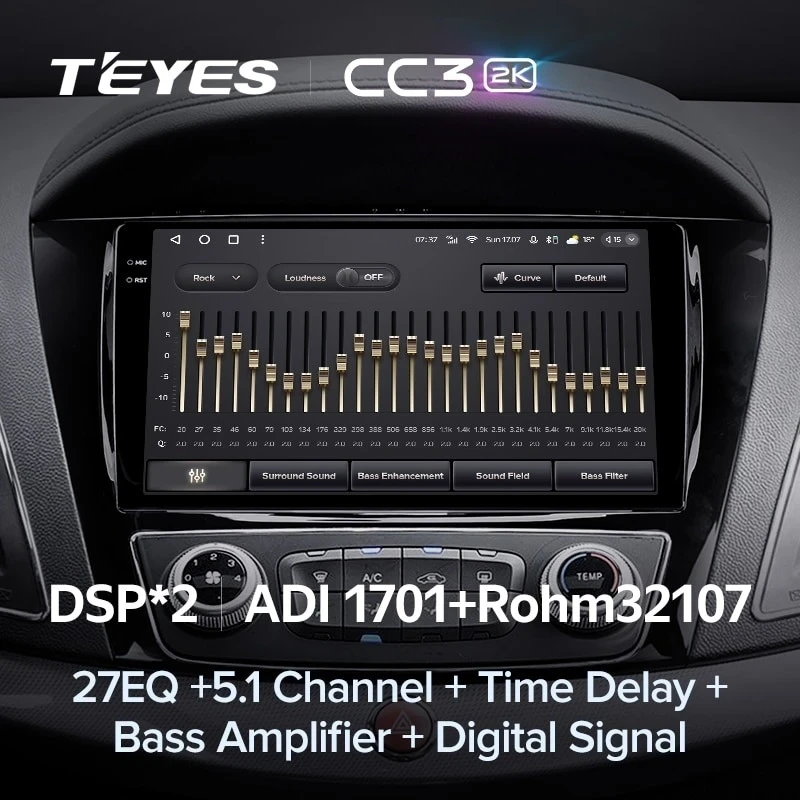 Штатная магнитола Teyes CC3 2K 4/64 JAC Refine S5 (2013-2019)