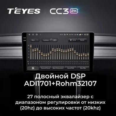 Штатная магнитола Teyes CC3 2K 4/32 Subaru Levorg (2014-2020) F3