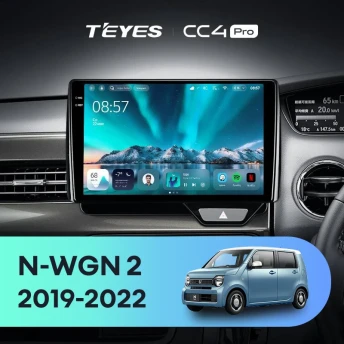 Штатная магнитола Teyes CC4 Pro 8/128 Honda N-WGN 2 (2019-2022) Правый руль