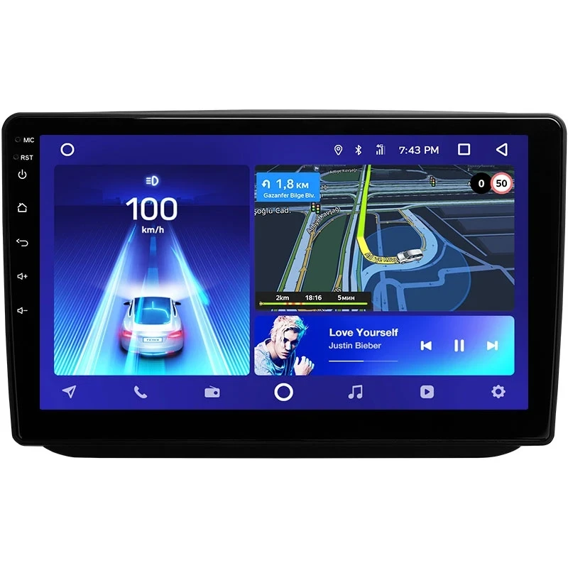 Переходная рамка Skoda Fabia 2 (2007-2014) (10")