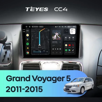 Штатная магнитола Teyes CC4 8/128 Chrysler Grand Voyager 5 (2011-2015)