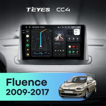 Штатная магнитола Teyes CC4 6/64 Renault Fluence (2009-2017)
