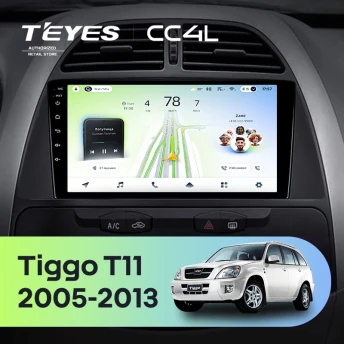 Штатная магнитола Teyes CC4L 6/64 Chery Tiggo T11 1 (2005-2013)