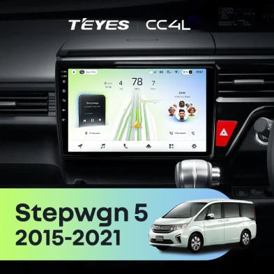 Штатная магнитола Teyes CC4L 6/64 Honda Stepwgn 5 (2015-2021) правый руль