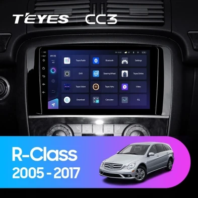 Штатная магнитола Teyes CC3 4/32 Mercedes-Benz R-Class W251 R280 R300 R320 (2005-2017) F2