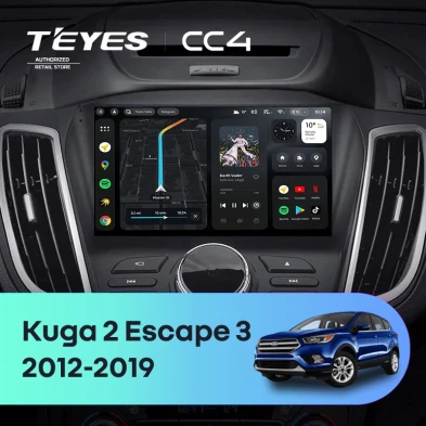 Штатная магнитола Teyes CC4 6/64 Ford Kuga 2 (2012-2019) Тип-B