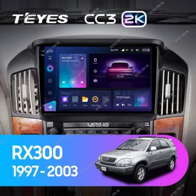 Штатная магнитола Teyes CC3 2K 360 6/128 Lexus RX300 XU10 (1997-2003) F1