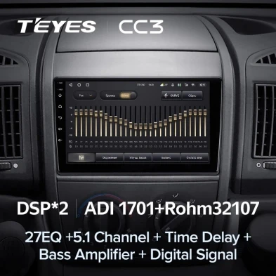 Штатная магнитола Teyes CC3 4/32 Peugeot Boxer 2 (2006-2022)