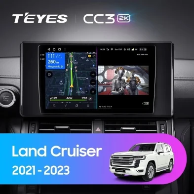 Штатная магнитола Teyes CC3 2K 6/128 Toyota Land Cruiser 300 (2021-2023)