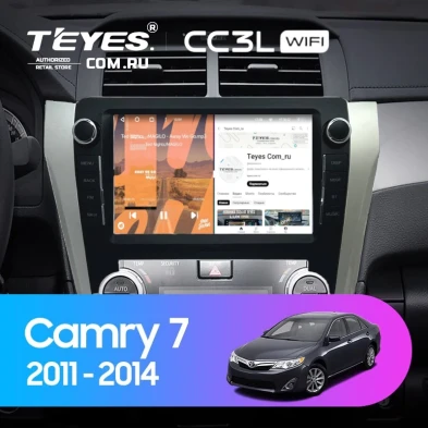 Штатная магнитола Teyes CC3L WiFi 2/32 Toyota Camry 7 XV 50 55 (2011-2014) F3 с кнопками