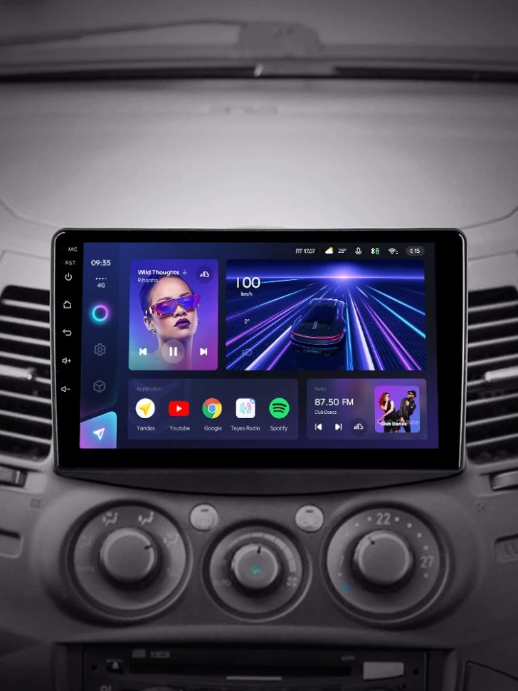 Штатная магнитола Teyes CC3 4/32 Mitsubishi Grandis 1 (2003-2010) F1