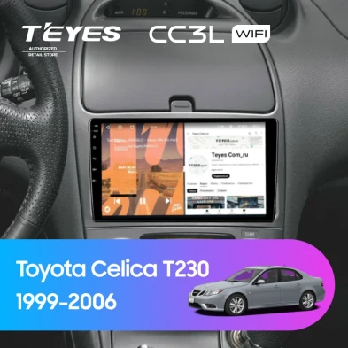 Штатная магнитола Teyes CC3L WiFi 2/32 Toyota Celica T230 (1999-2006)