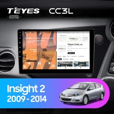 Штатная магнитола Teyes CC3L 4/32 Honda Insight 2 (2009-2014) Правый руль