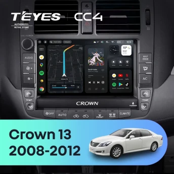 Штатная магнитола Teyes CC4 8/128 Toyota Crown 13 S200 (2008-2012) Тип-A