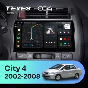 Штатная магнитола Teyes CC4 8/128 Honda City 4 (2002-2008)