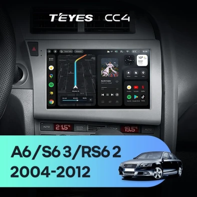 Штатная магнитола Teyes CC4 6/64 Audi A6 C6 (2004-2011)
