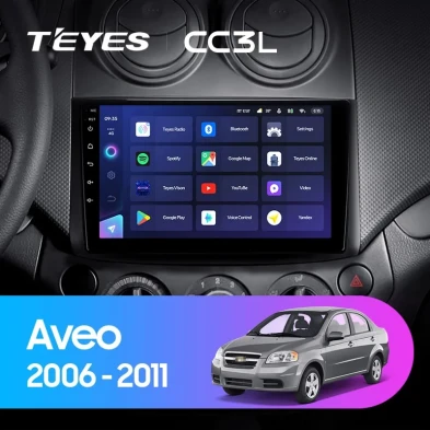 Штатная магнитола Teyes CC3L 4/64 Chevrolet Aveo (2006-2011)