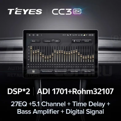 Штатная магнитола Teyes CC3 2K 6/128 Mitsubishi L200 5 (2015-2019) климат контроль F2 (11")