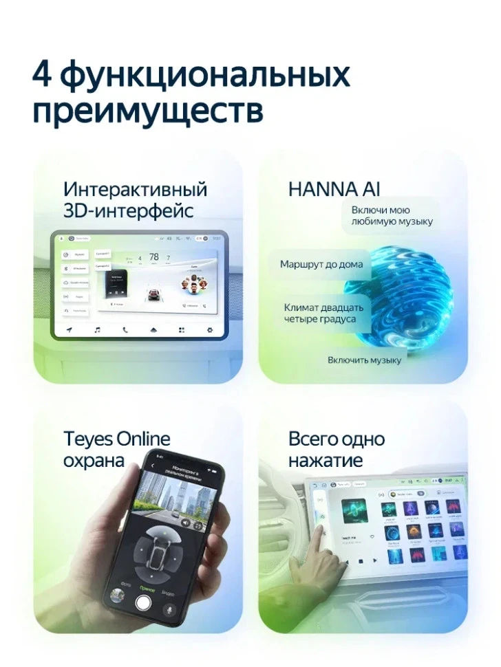 Штатная магнитола Teyes CC4L 4/64 Toyota Probox (2014-2026)