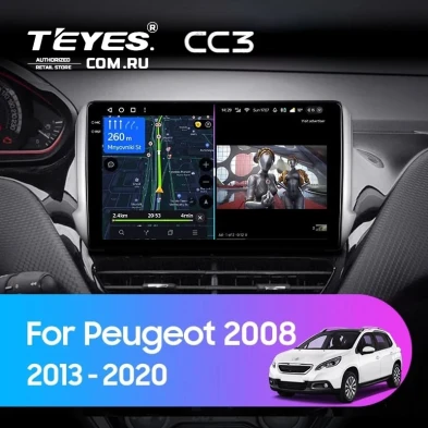 Штатная магнитола Teyes CC3 4/32 Peugeot 2008 (2013-2020)
