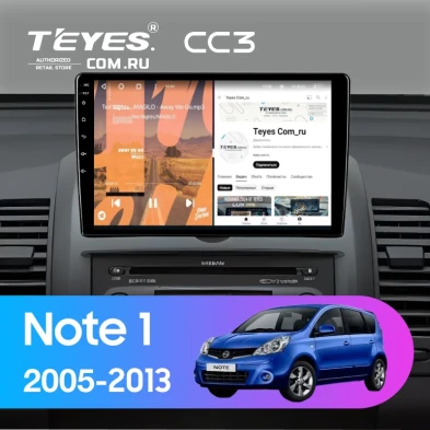 Штатная магнитола Teyes CC3 4/32 Nissan Note 1 E11 (2005-2013) (0din)