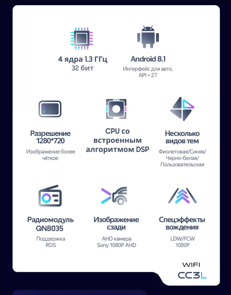 Штатная магнитола Teyes CC3L WiFi 2/32 Volvo XC70 V70 (2000-2004)